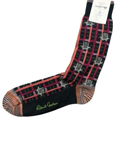 Robert Graham Mens Crew Socks - Picture 1 of 5
